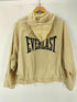 ザラ ZARA EVERLAST 裾ドローコード コットン ナイロン クロップド マウンテン パーカー レディース import:M